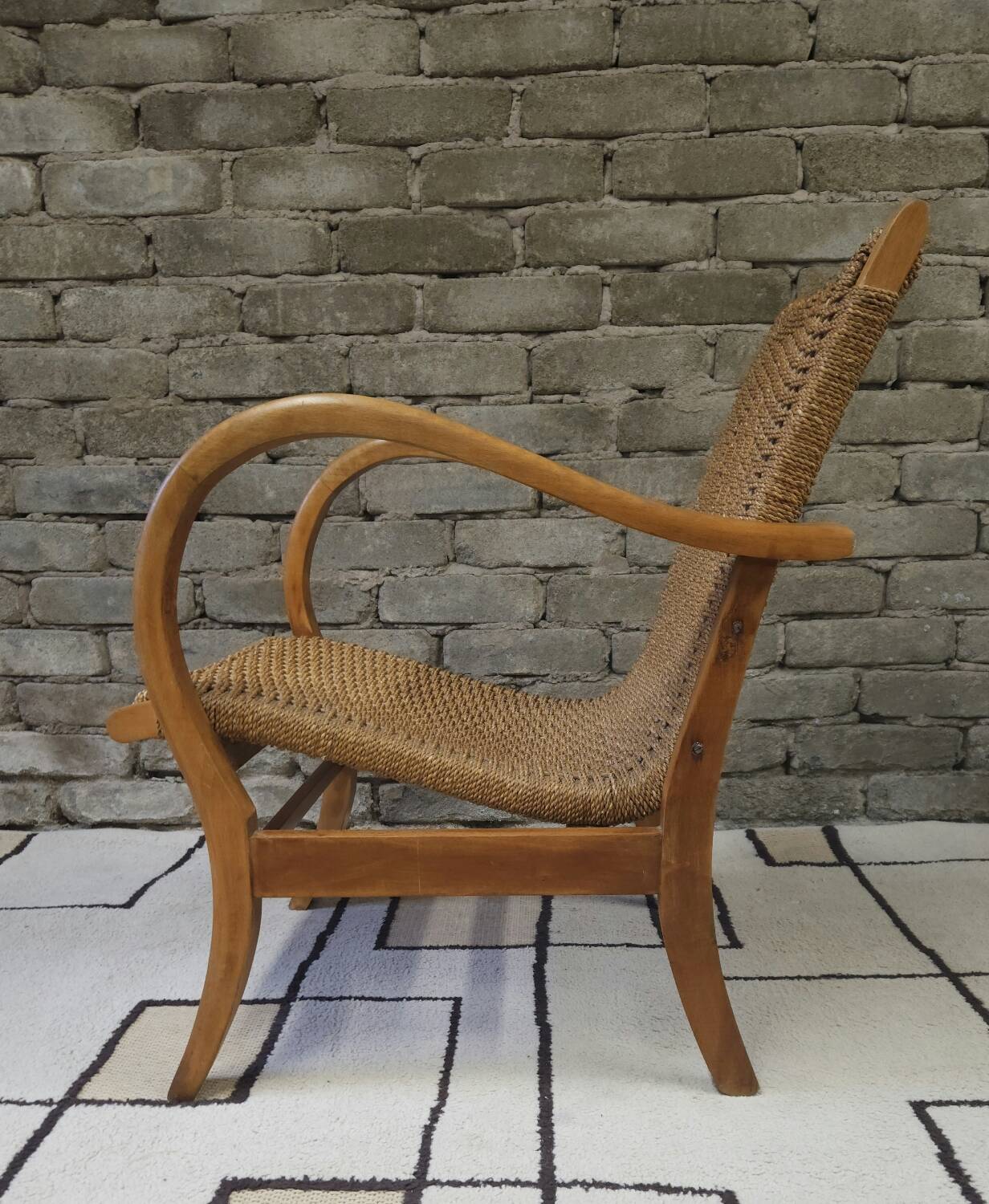 Erich Diekmann rope armchair 1960