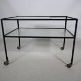 Herbert hirche design serving cart 1950s bauhaus