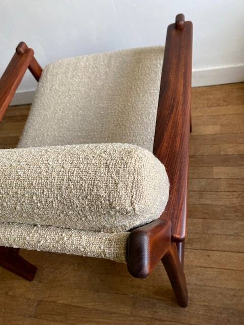 Scandinavian vintage teak armchair