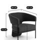Fauteuil en tissu Palazzo