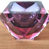 Large Sommerso diamond empty pocket Seguso 60s, 3.5 kilos