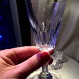 Set of 11 baccarat red wine glasses carcassonne model