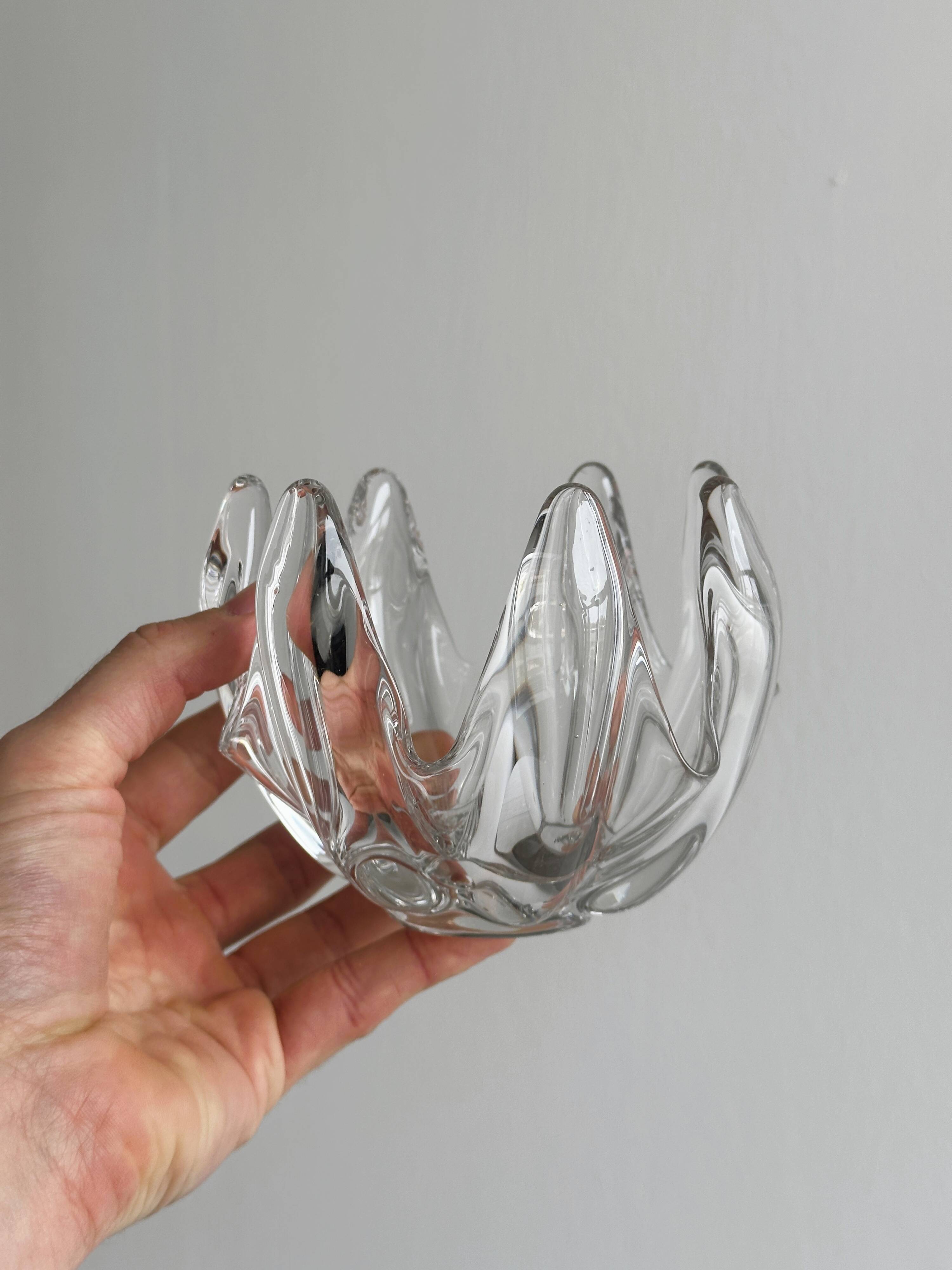 Vintage Ouraline glass bowl