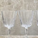 The arque crystal foot glasses
