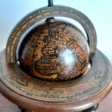 Vintage desktop world map