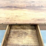 Solid walnut table - Tapered legs