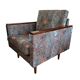 Fauteuils géométriques du milieu du siècle avec motif ethnique, Europe, années 1970