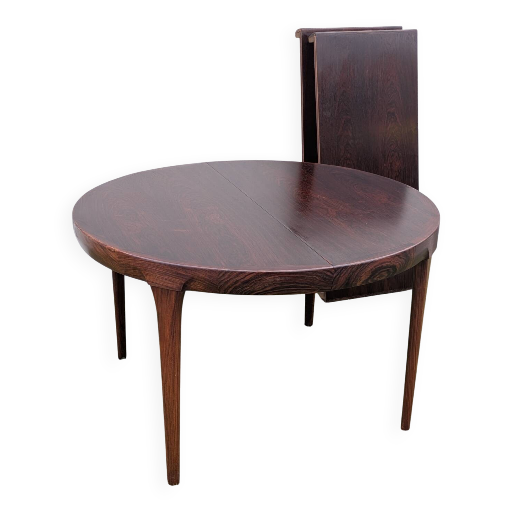 Extendable dining table in rosewood – Ib Kofod-Larsen – Denmark,