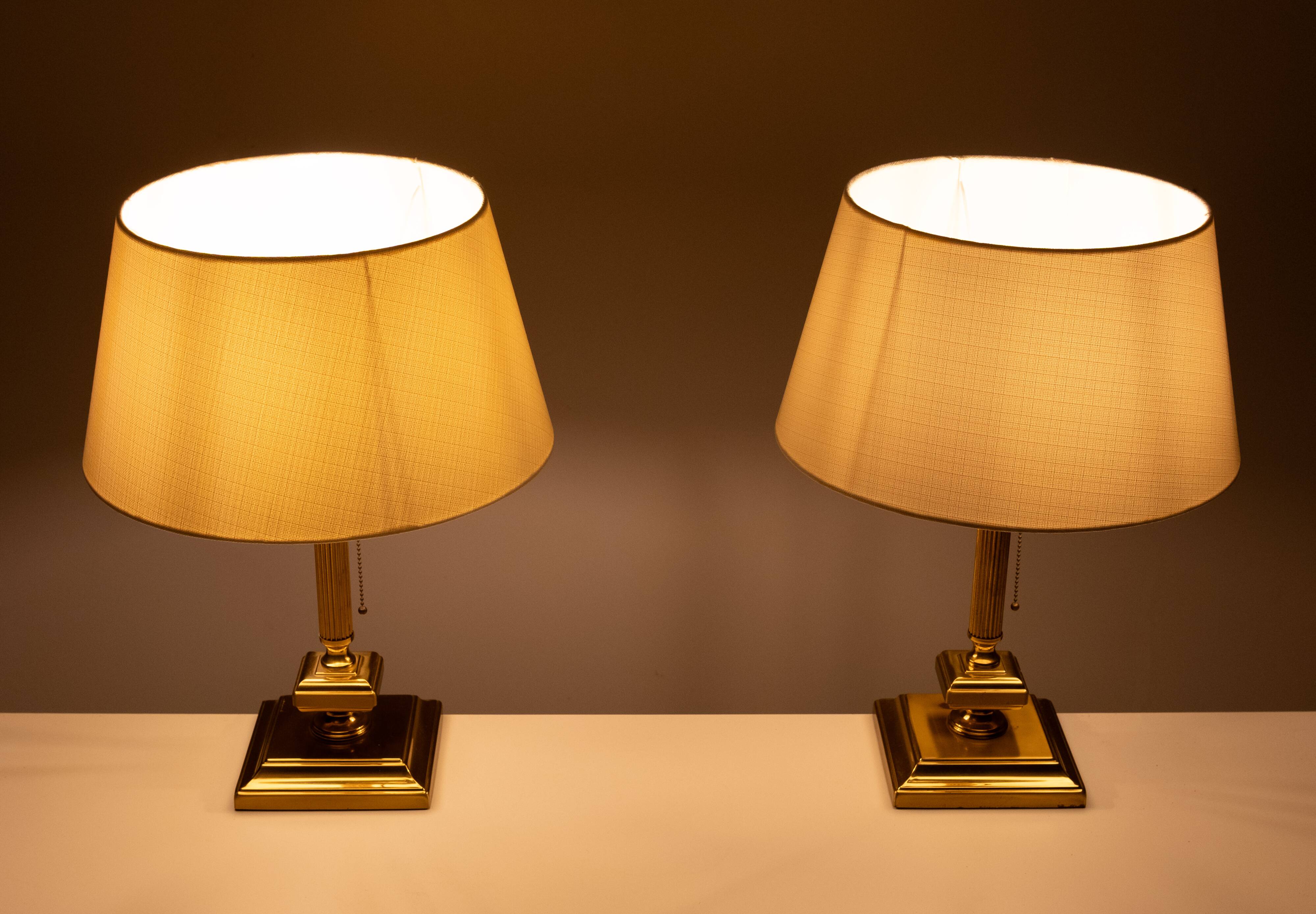 Herda Brass Classic Table lamps 1970s