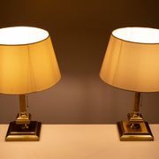 Lampes de table en laiton Herda Classic des années 1970