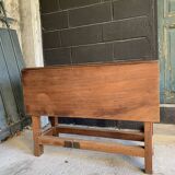 Solid wood table or console.