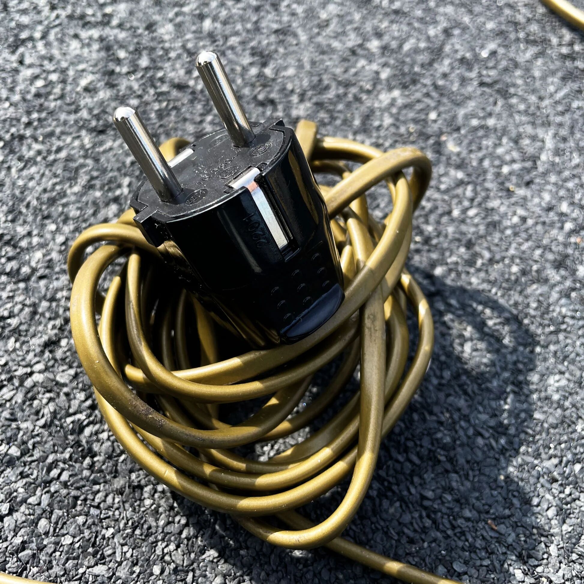 Lampe de sol en laiton vintage réglable avec variateur
