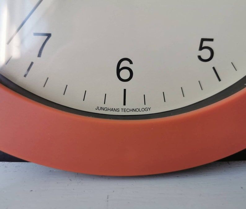 Vintage Junghans wall clock, 1980