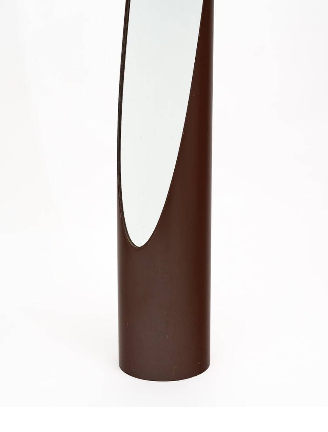 Specchio Space age Unghia di Rodolfo Bonetto 1970 per Sormani