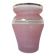 vase en verre granité rose et or Vintage