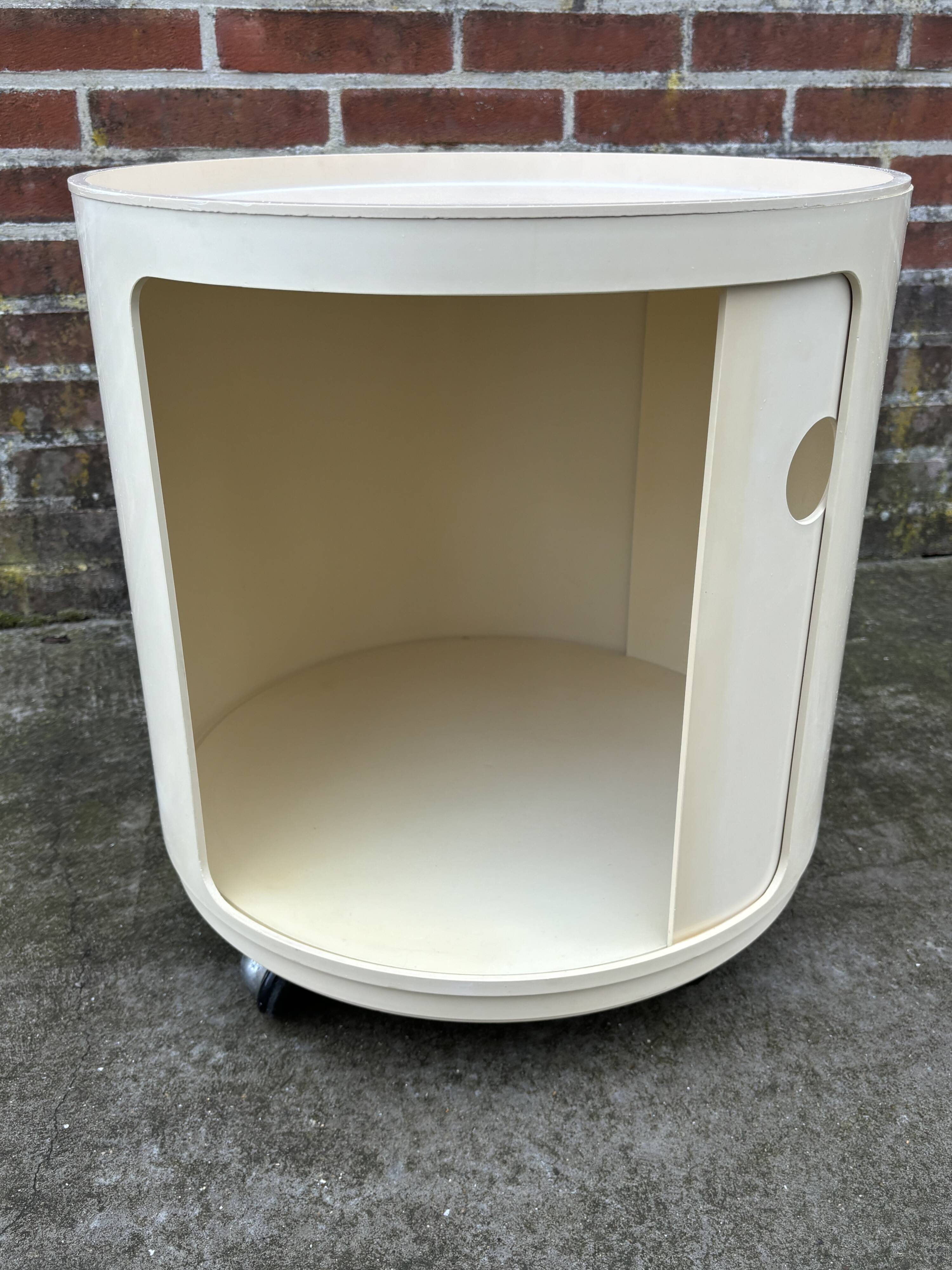 Vintage Componibili bedside tables by Anna Castelli for Kartell set of two