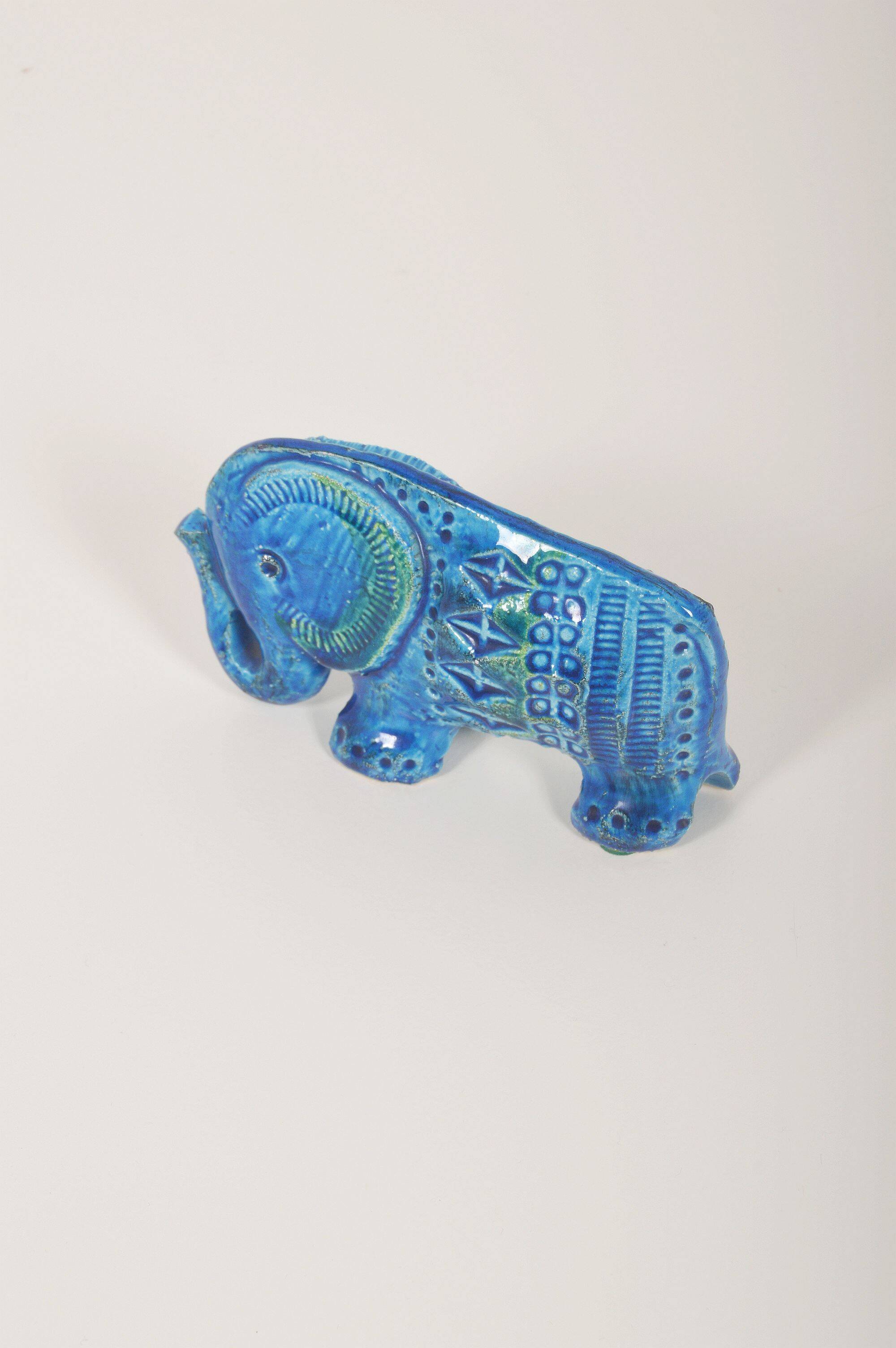 Bitossi elephant designed by Aldo Londi for Flavia, 1970s