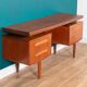 Retro Teak 1960s G Plan Fresco Desk By Viktor Wilkins