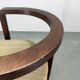 1930s Czech Art Deco Solid Oak Armchair