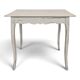 Petite table Louis XV en bois laqué gris