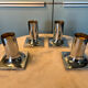 Set of 4 Rolf Krüger ceiling lights.