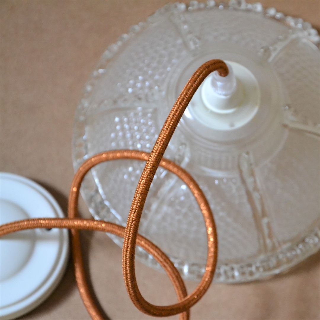 Art deco hanging lamp