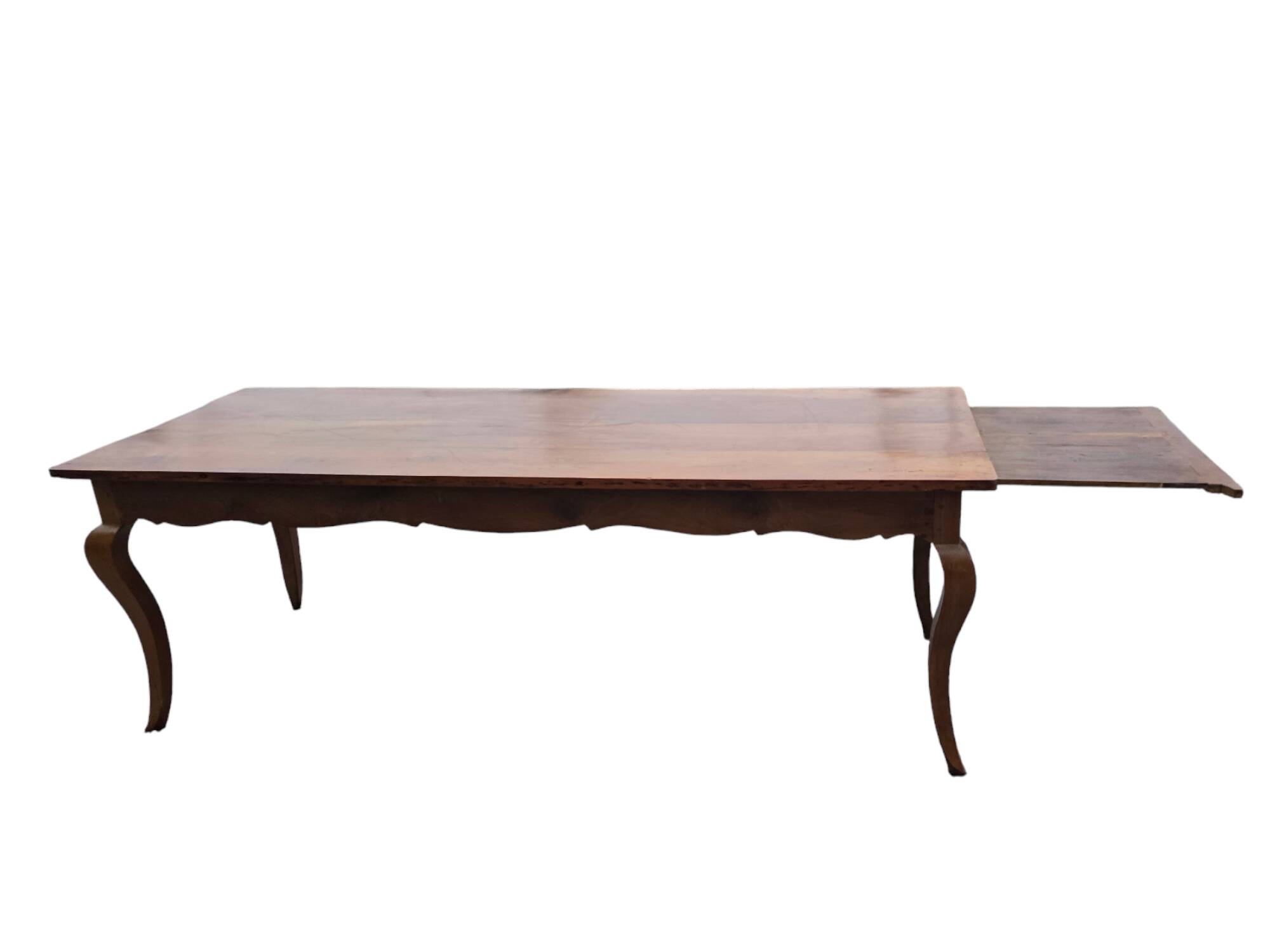 19th century solid cherry wood farmhouse table