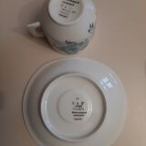 Coffee cups Bernardaud porcelain from Limoges