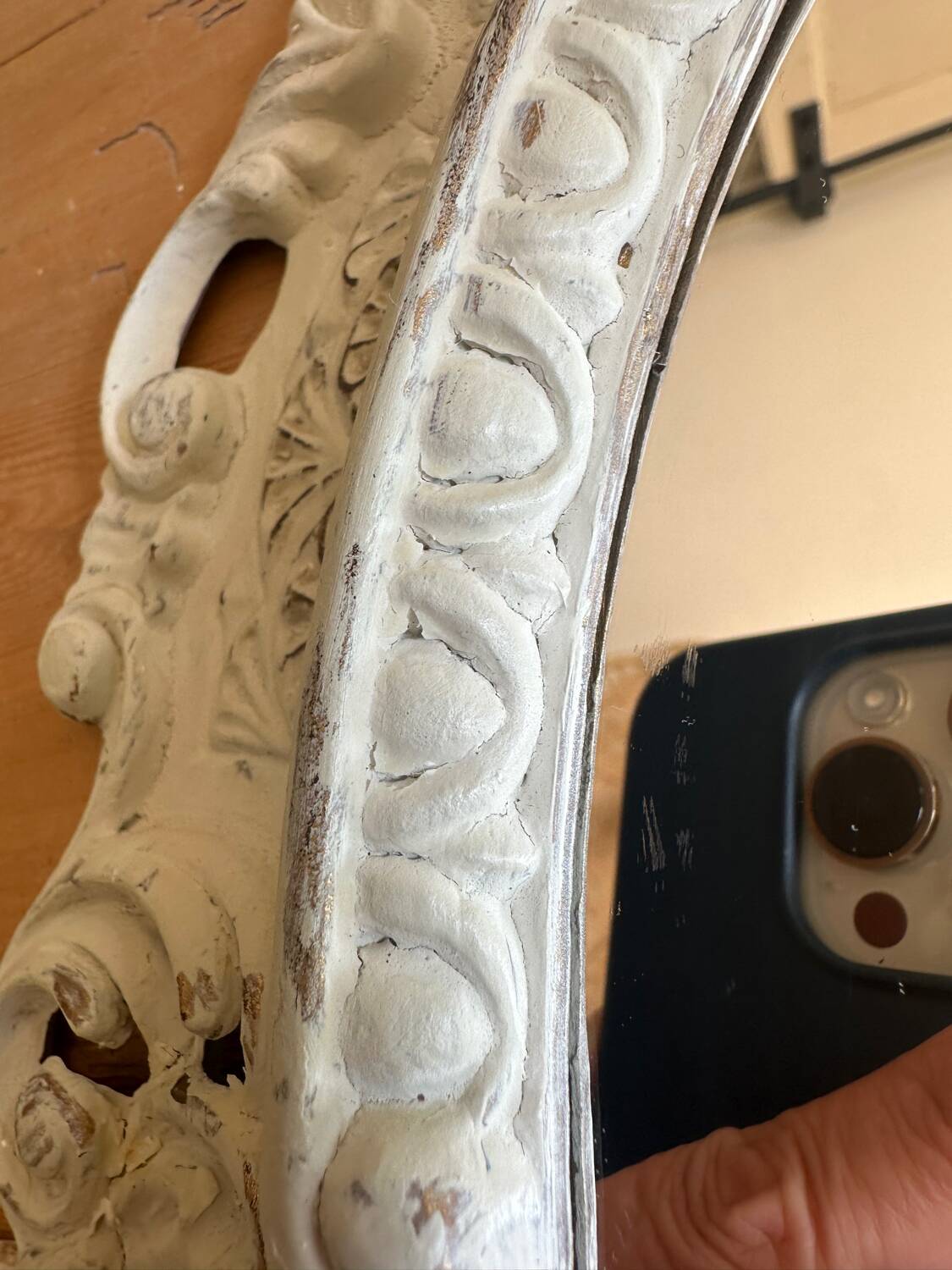 Old mirror, baroque style