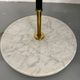 Vintage 1960s Arlus France brass four-light lamp post.