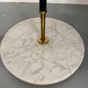 Vintage 1960s Arlus France brass four-light lamp post.