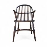 4 x Classic Georgian Bow and Stick Back Windsor Chair / Crinoline stretcher chairs