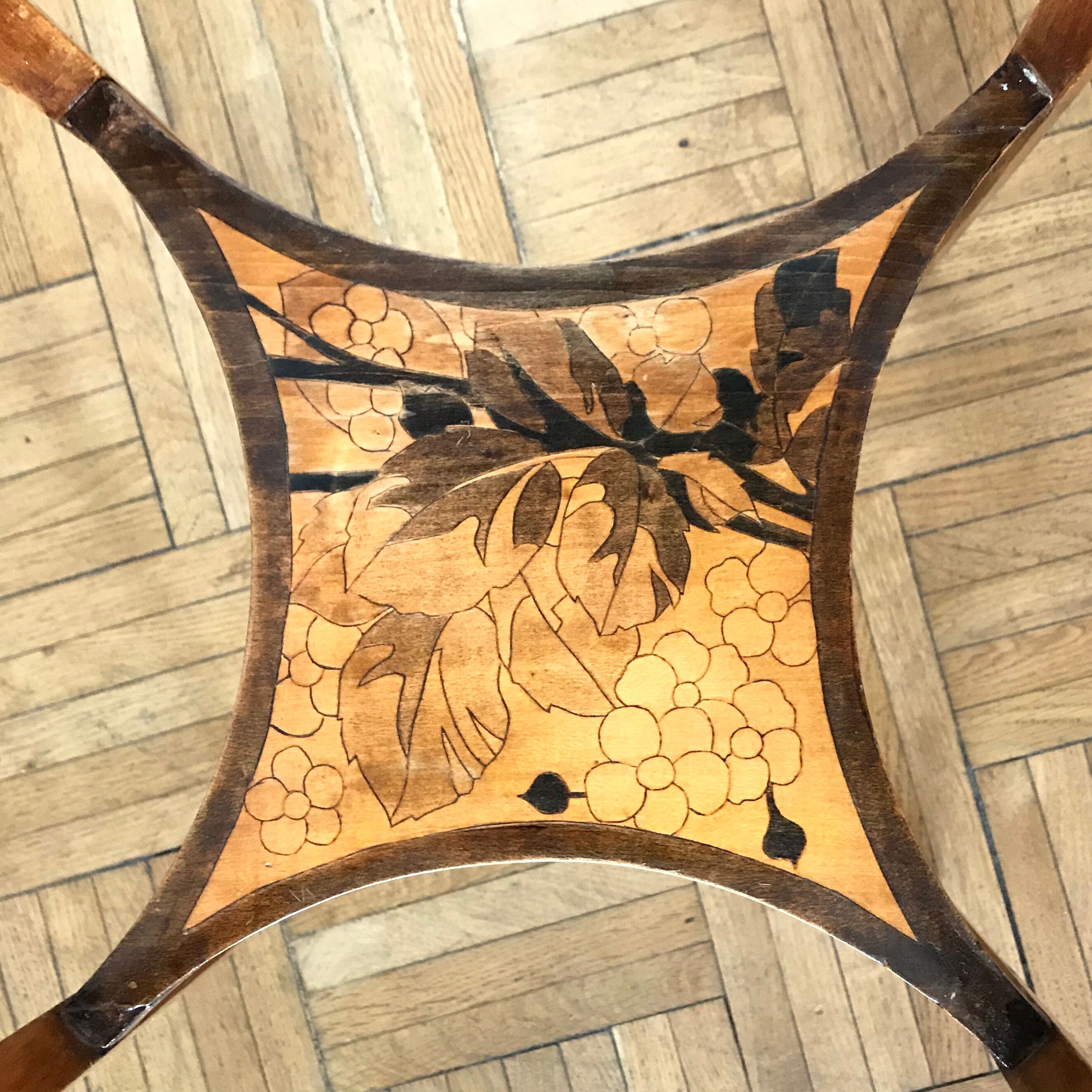 Table haute sellette art déco