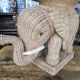 Vintage rattan coffee table