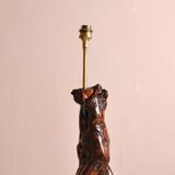 Vine wood lamp base