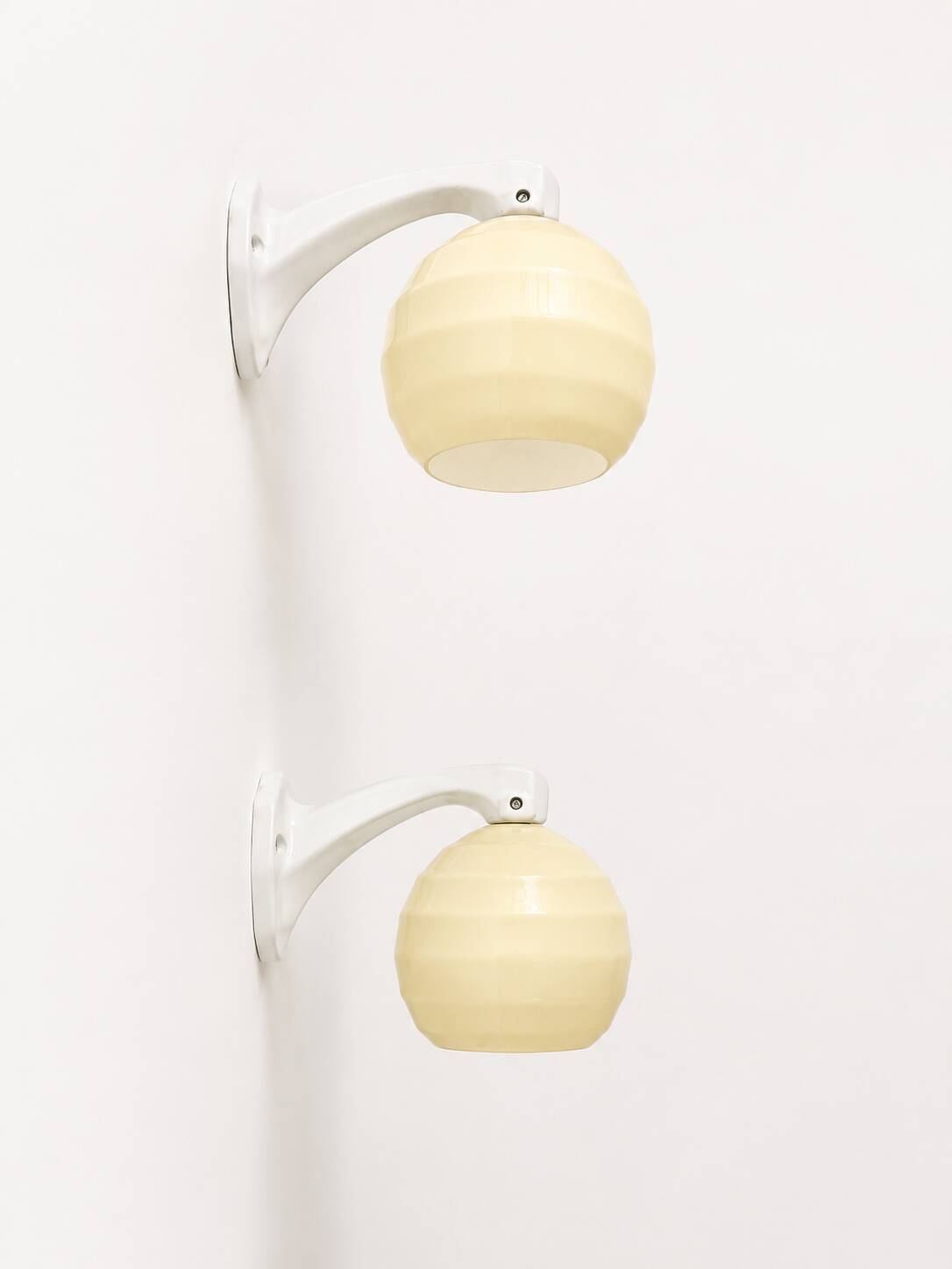 Art Deco porcelain wall lights