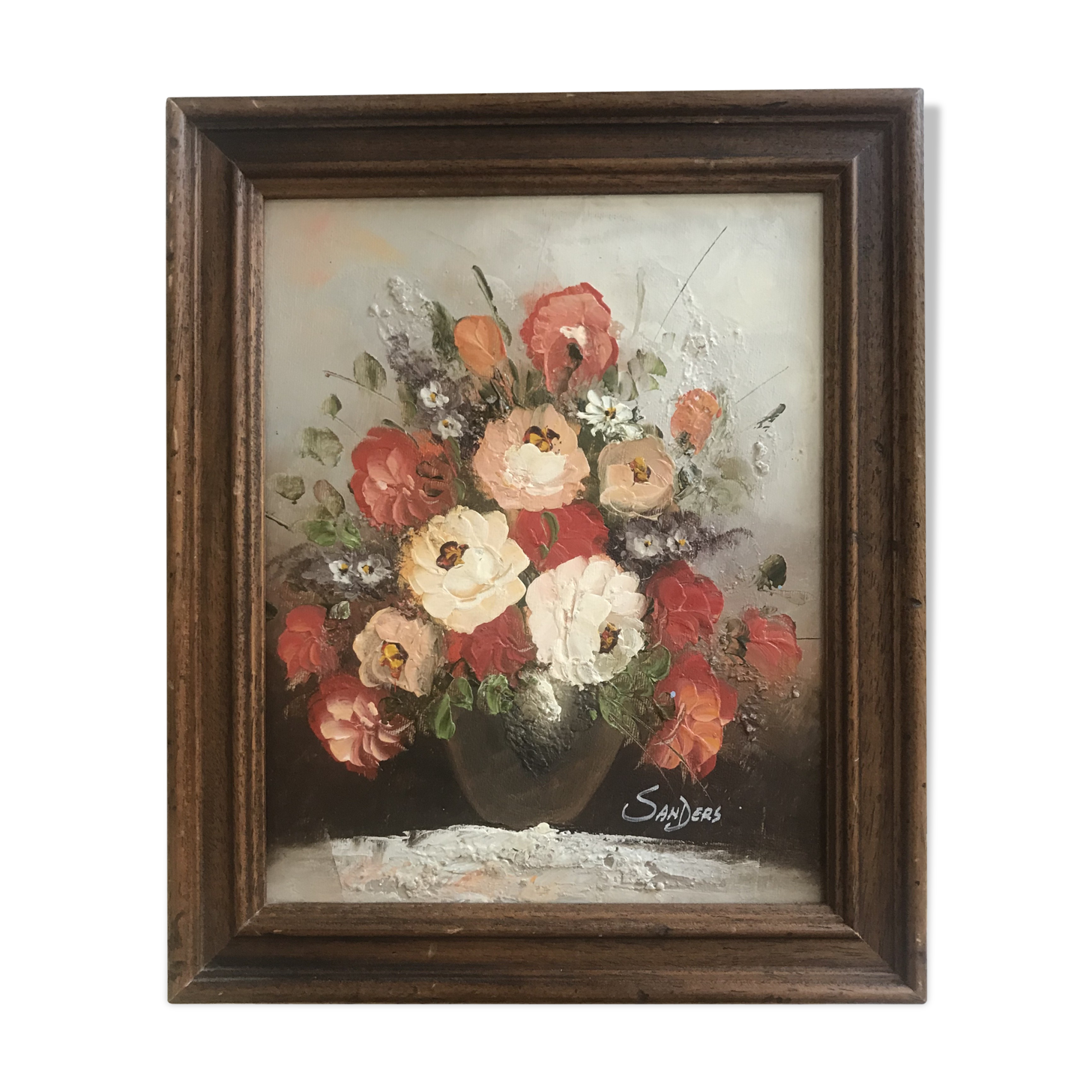 Tableau fleurs de Sanders
