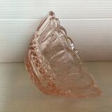 Empty pink glass pocket baguier