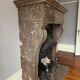 Impressive Napoleon III fireplace in Rance marble, around 1880.