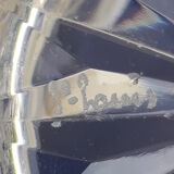 Ice bucket ice cubes signed crystal Saint Louis