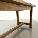 Small old farmhouse table with square legs