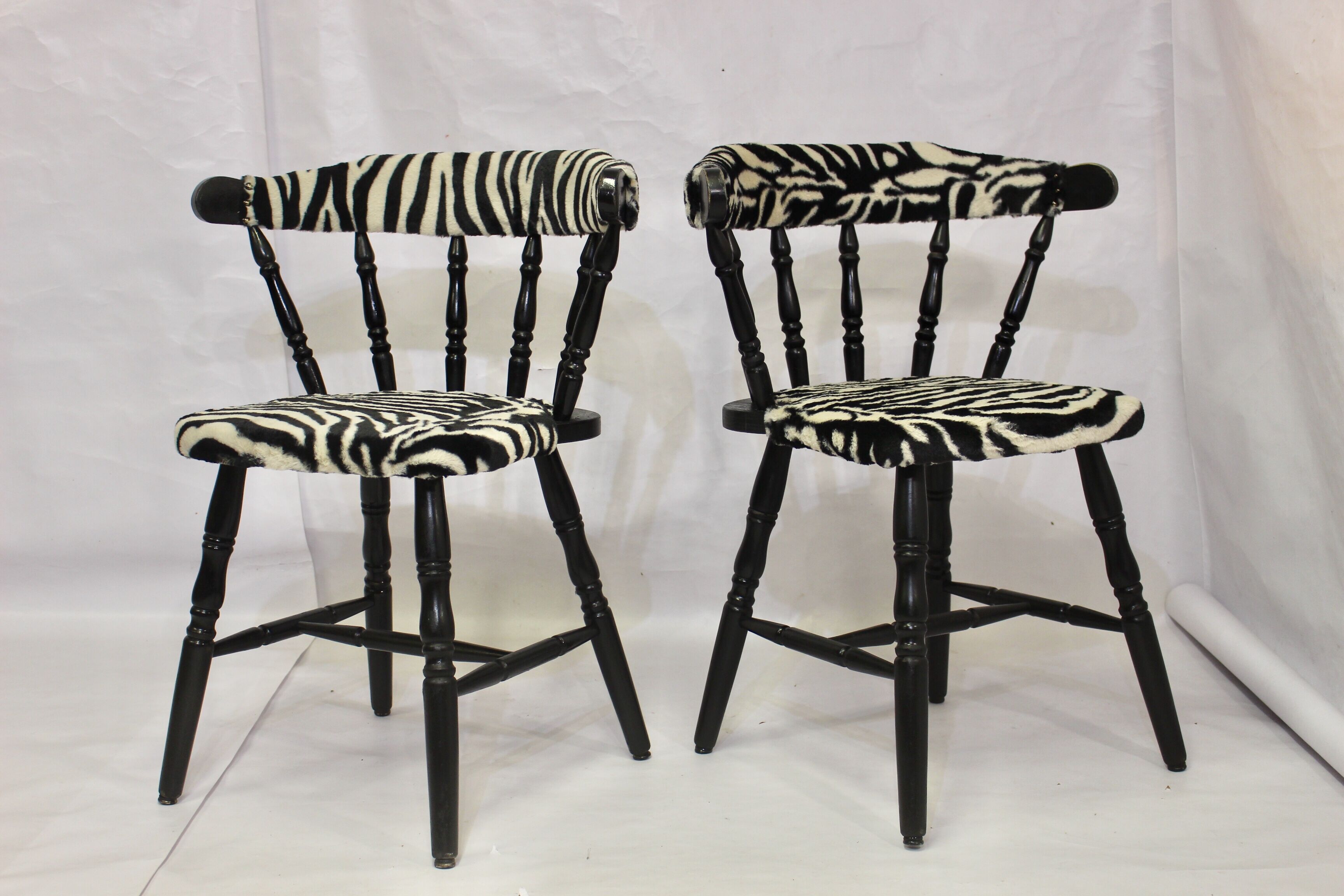 Pair of "Western" chairs, saloon, vintage, 50
