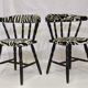 Pair of "Western" chairs, saloon, vintage, 50