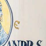 Italian Apothecary Ceramic Table Lamp Pharmacy Albarello, circa 1870-1885