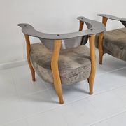 Set of 2 'Fantasy Island' Lounge Chairs by Kurt Bayer, 1980's