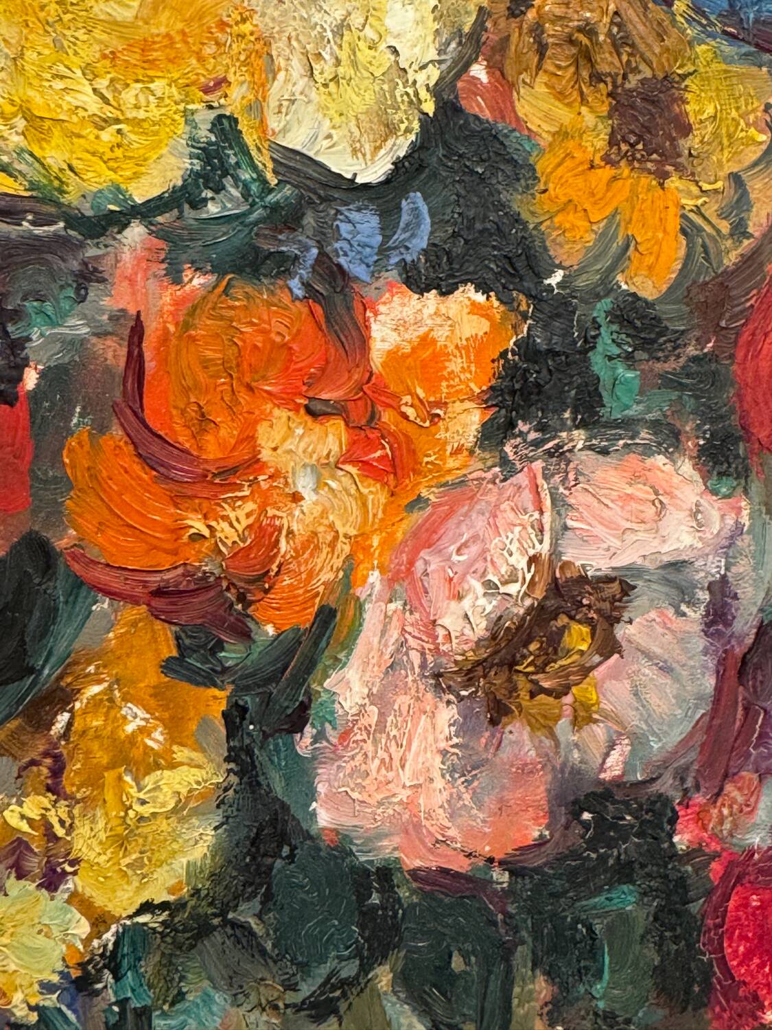 Still life with wild flowers, signed, early 20th century