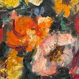 Still life with wild flowers, signed, early 20th century