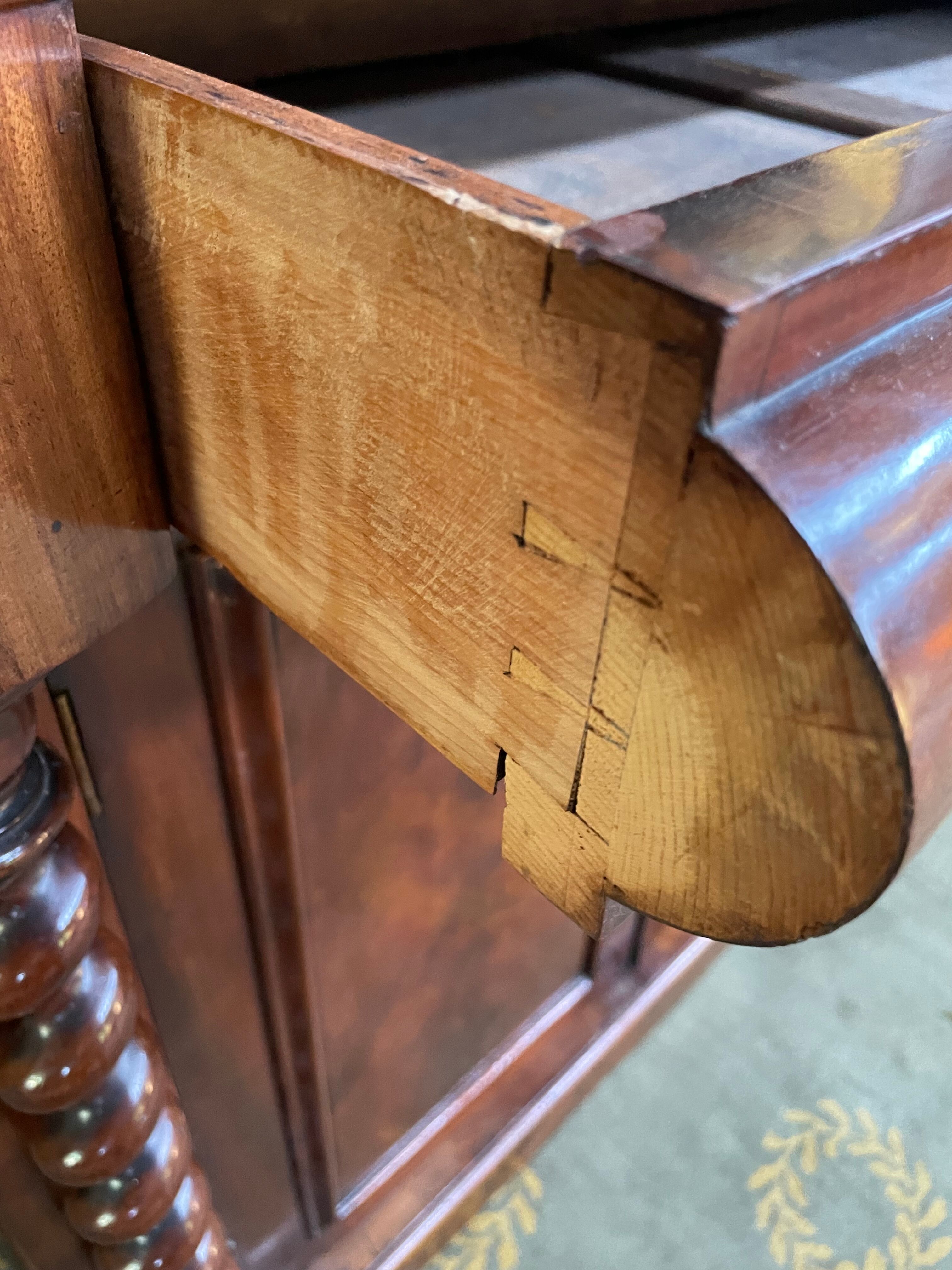 Low English Mahogany Buffet