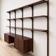 Rosewood Wall System by Poul Cadovius For Cado, 1960s.