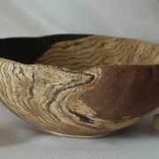 Vide poche coupe Céramique d'Art grès sable XXI